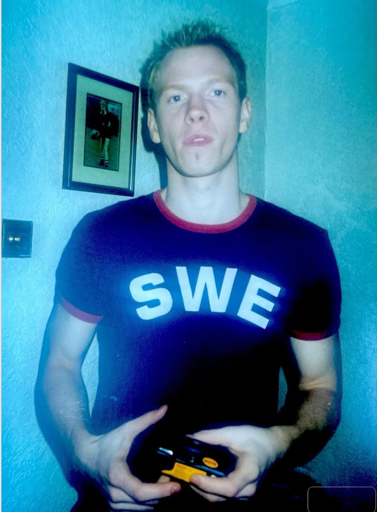 A younger Rob Beck in London