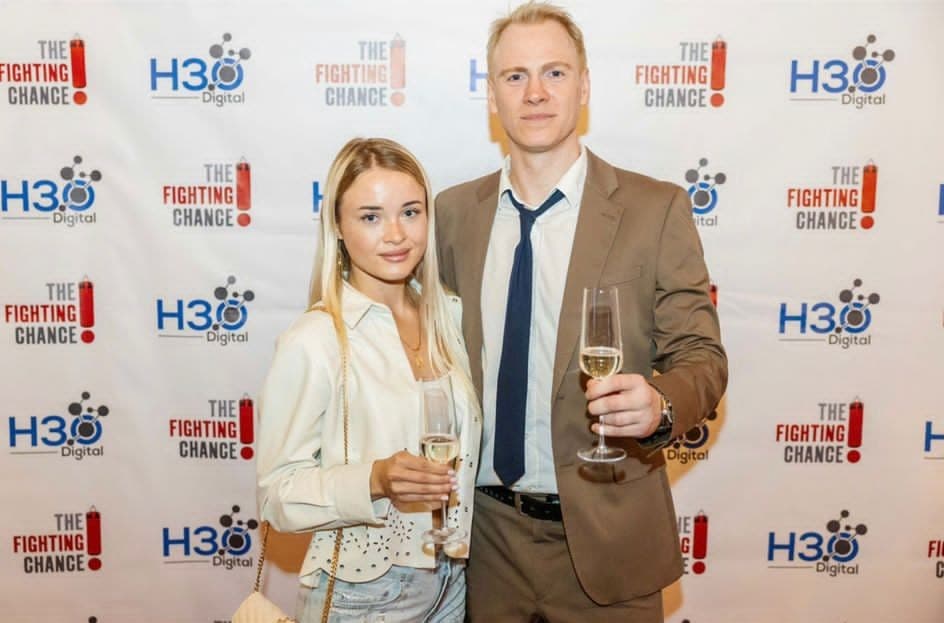 High-performer at a networking event